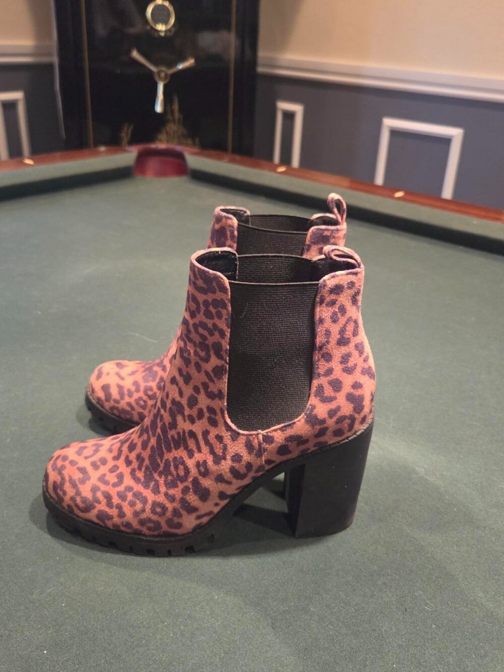 Cheetah Print Boots